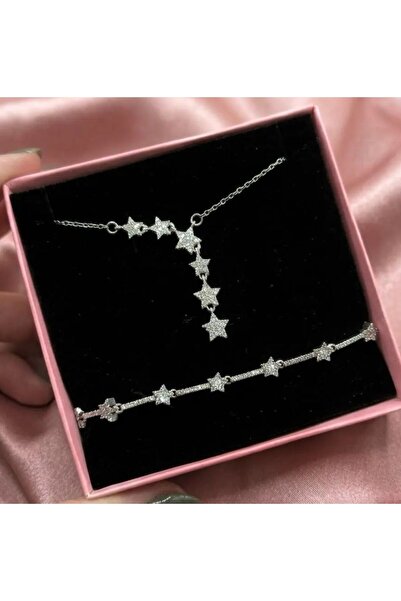 Heda Jewelry Starry Jewelry Set - Star Necklace and Bracelet Set