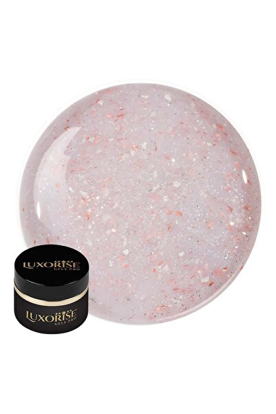 LUXORISE Gel UV de construcție pentru unghii RevoFlex Glitz 15ml, Champagne Glow