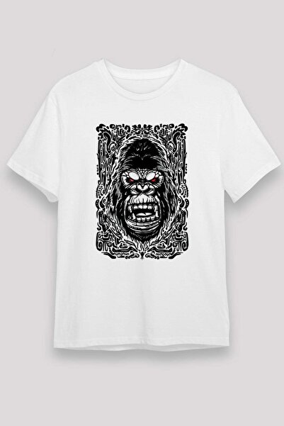 Darkhane Gorilla White Unisex T-Shirt T-Shirt