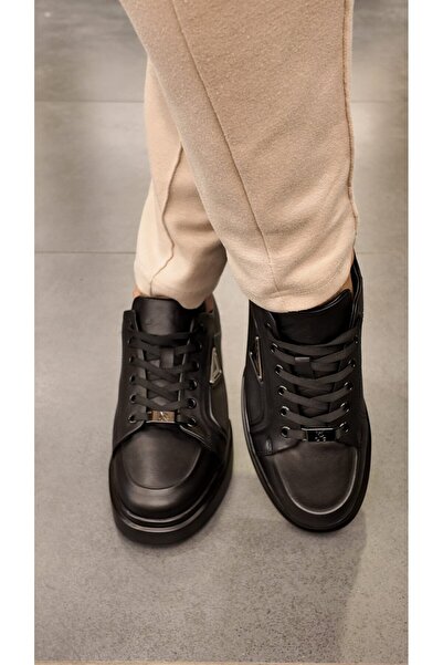 msport premium 23444 Genuine Leather Men's Shoes