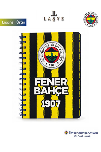 Fenerbahçe License-Protected New Season A5 Notebook with Labyrinth Figures 80...