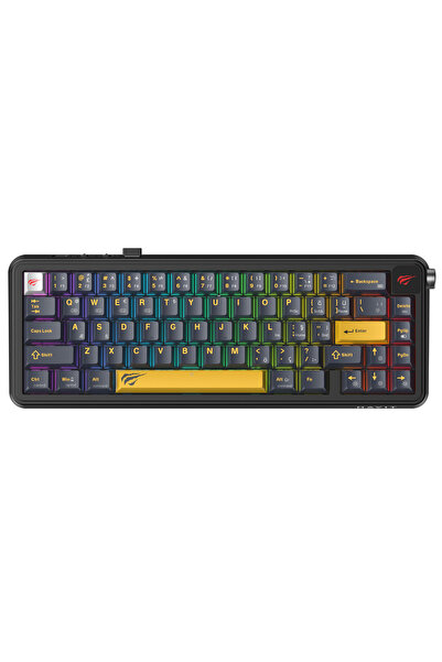 Havit KB932L Pro-TUR RGB Mekanik Oyuncu Klavyesi, Üç Modlu Bağlantı, BT5.3, 2...