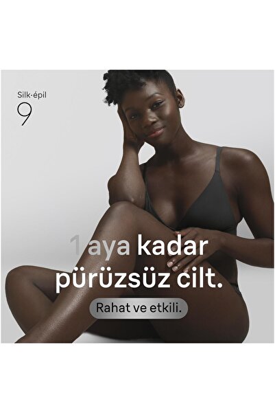 Braun Silk·épil 9 Epilatör, Islak ve Kuru, Kalıcı Pürüzsüz Cilt, 9-030