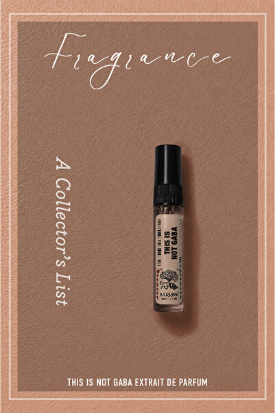 THIS IS NOT GABA EDP 5 ML Unisex Parfüm