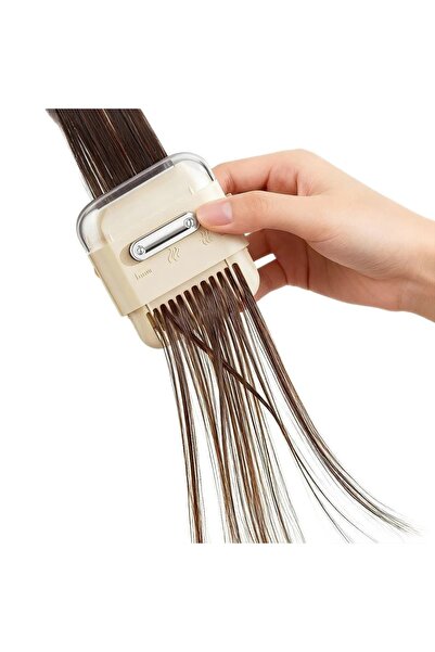 Arzu Güzel Cosmetics 3 in 1 New Model Razor Hair Styling, Hair Breakage Removal, Eyebrow Razor and Eyebrow Styling Comb, Razor Comb (Beige)