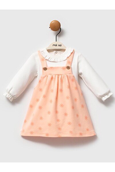 Moi Noi 2-Piece Printed 3-12 Month Dress - Powder