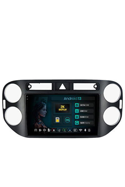 HUB64 Navigatie Android Volkswagen Tiguan (2008-2010) / VW Golf 5 Plus (2004-...
