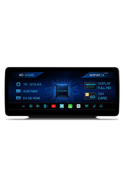 HUB64 Navigatie Android Mercedes Benz SLK R172 (2011-2015), NTG 4.5, 12.3 inc...