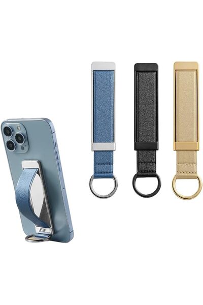 ALMEKAQUZ Cell Phone Finger Grip Strap Holder for Hand, Frosted Finger Strap ...