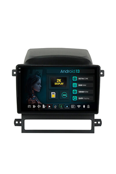 HUB64 Navigație Android Chevrolet Captiva (2006-2011), 9,5 inch, 8GB RAM, Car...