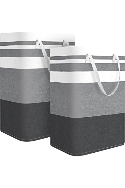 GENERAL 2 Pack Waterproof Laundry Basket, Laundry Hamper Bag Washing Bin Clot...