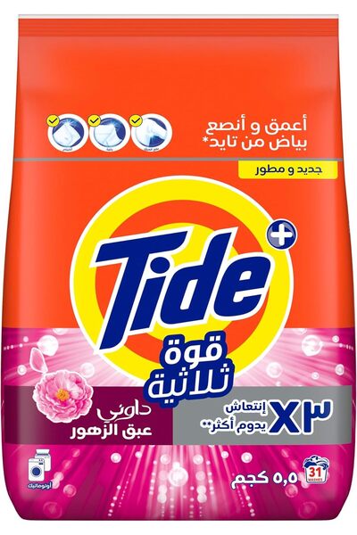 Tide Triple Power Floral Breeze, 5.5 Kg, Laundry Detergent Powder