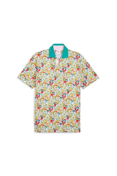 Puma Ap Floral Polo Men's Golf Tshirt