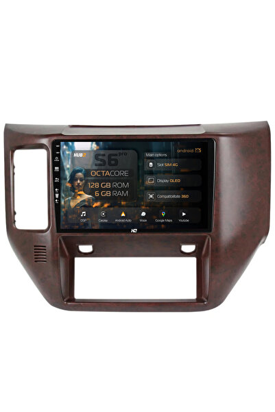 HUB64 Navigație Android Nissan Patrol (2004-2012), 6GB RAM, CarPlay și Androi...