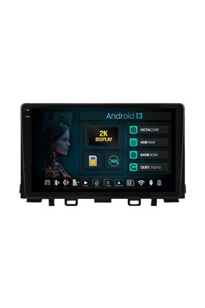 HUB64 Navigație Android Kia Rio (2017-2024), 9,5 inch, 4GB RAM, CarPlay și An...