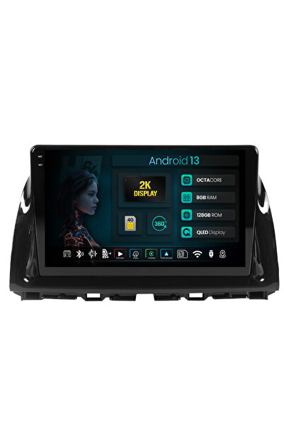 HUB64 Navigatie Android Mazda CX-5 (2012-2015), 10.36 inch, 8GB RAM, CarPlay ...