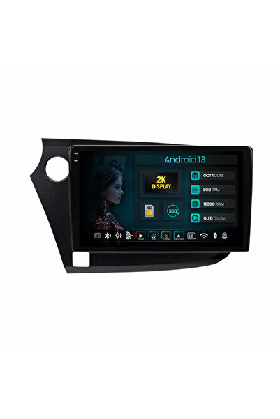 HUB64 Σύστημα πλοήγησης Android Honda Insight (2009-2014), 9,5 ιντσών, 8GB RA...