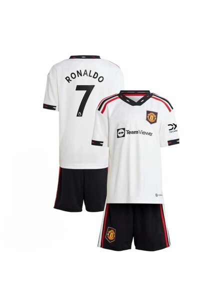 PORTEGO Manchester/united 2022/23 Cristiano Ronaldo Beyaz Çocuk Forması
