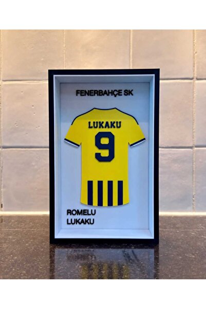 NorthEdge3D Fenerbahçe Romelu Lukaku | Futbol Forma Tablo | Masa Dekoru | Çer...