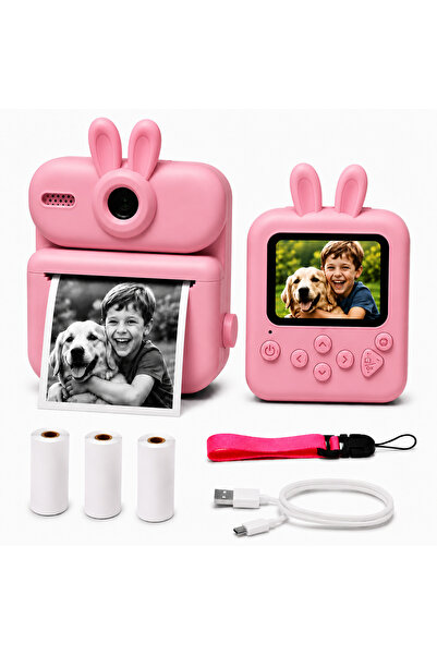 Twinkle Twins Aparat Foto pentru Copii cu Imprimare Instant, Foto-Video, Jocu...