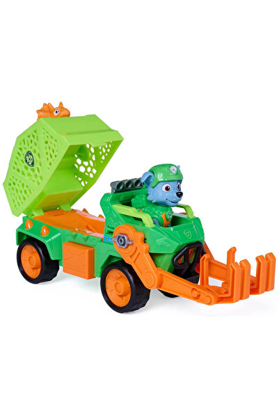 PAW PATROL The Dino Movie Rocky Figürü ve Dino Kurtarma Aracı