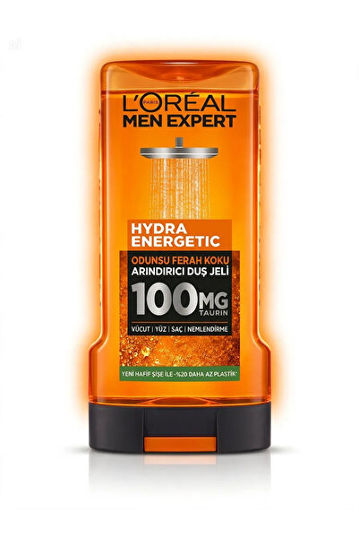 L'Oreal Paris Men Expert Hydra Energetic Duş Jeli 300 ml (3'ü 1 arada formülü...