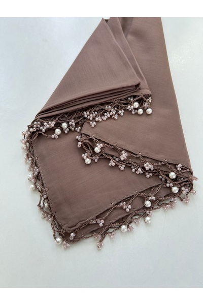 GÜNBATILI Handmade Pearl and Sand Bead Embroidered Handcrafted Writing Cloth ...