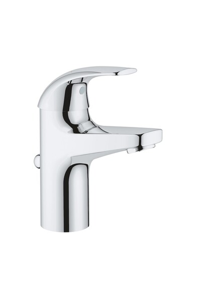 Grohe Baterie de lavoar Start Curve, monocomandă, racorduri 3/8 ", cartuș cer...