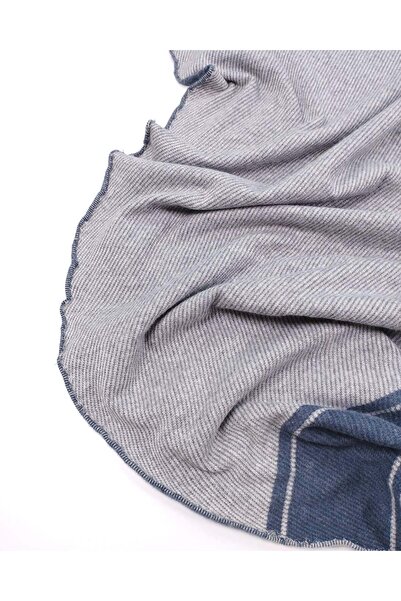 Kumaş Parça Țesătură interlock jacquard gri și bleumarin pentru cardigan și p...