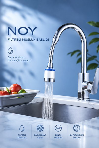 NOY Flexible Faucet Head with Filter