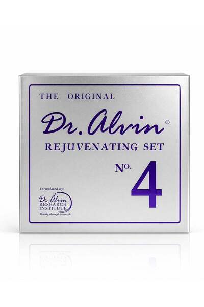 Dr. Alvin مجموعة تجديد البشرة رقم. 4 منتجات أصلية من مختبر البحوث - مجموعة ال...