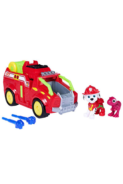 PAW PATROL The Dino Movie Marshall Figürü ve Dino Kurtarma Aracı