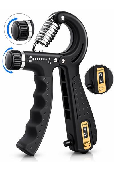 3B Trend Countered Hand Spring 5-60 kg Adjustable Hardness Wrist Finger Hand ...
