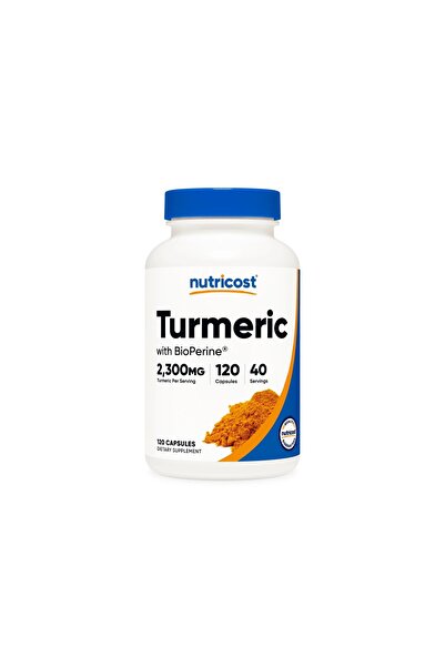 Nutricost كركم مع بايوبيرين 2,300 ملغ 120 كبسولة 40 حصة