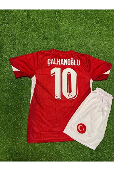 PORTEGO Türkiye Milli Takımı Euro 2024 Hakan Çalhanoğlu Çocuk Forması (RED)