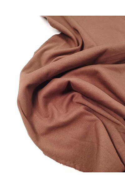 Kumaş Parça Sweet Dark Brown Color Camisole Ribbed Fabric Cuff & Collar Width...
