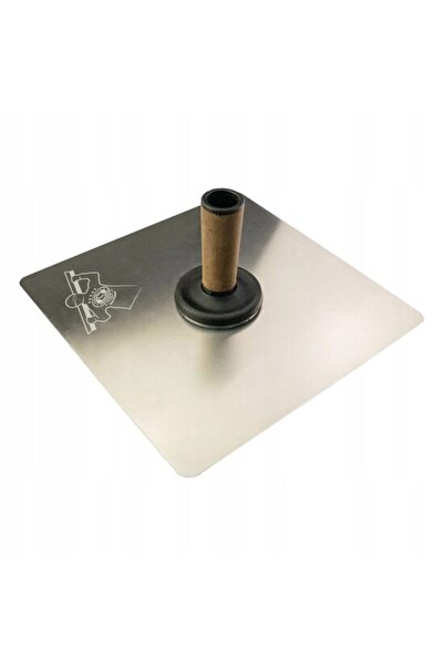 Solplant Tava glet, aluminiu, 33x33 cm x 1.75 mm, maner piele Alcantara, Olejnik