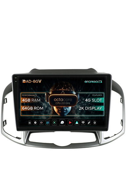 AutoDrop Android Navigation Chevrolet Captiva (2011-2018), 10.36 inch, 4GB RA...