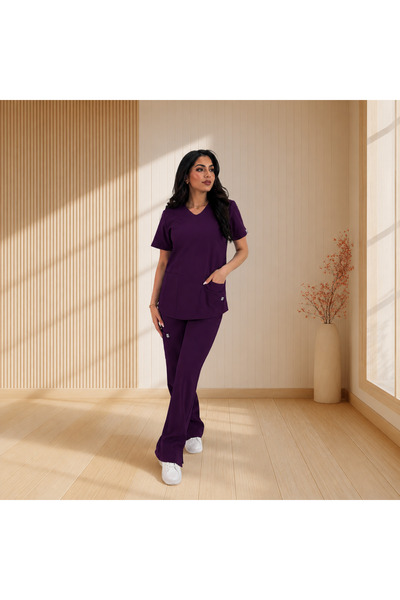 sketch Women's purple scrub (Purple)