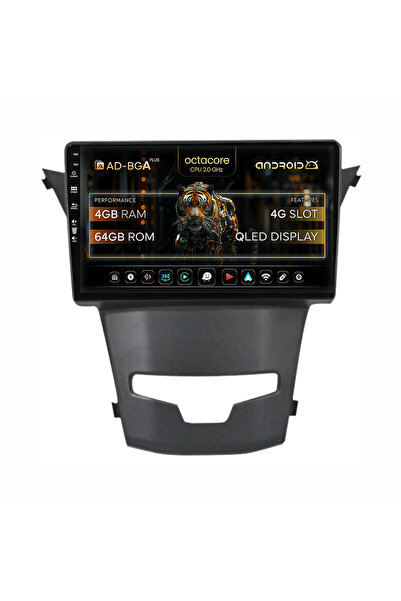 AutoDrop Σύστημα πλοήγησης Android Ssang Yong Korando (2013-2019), 9 ιντσών, ...
