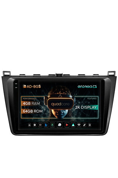 AutoDrop Σύστημα πλοήγησης Android για Mazda 6 (2008-2013), 9,5 ιντσών, 4GB R...