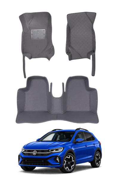 stiloto Volkswagen Taigo SUV (2022-Sonrası) Uyumlu 7D Oto Paspas - Diamond Ba...