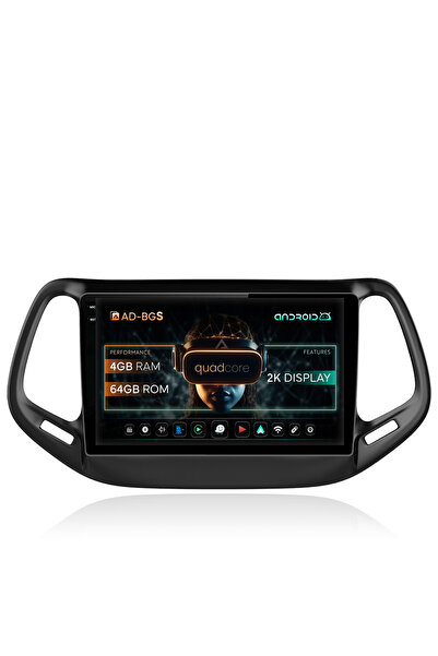 AutoDrop Σύστημα πλοήγησης Android Jeep Compass (2016+), 10.36 ίντσες, 4GB RA...