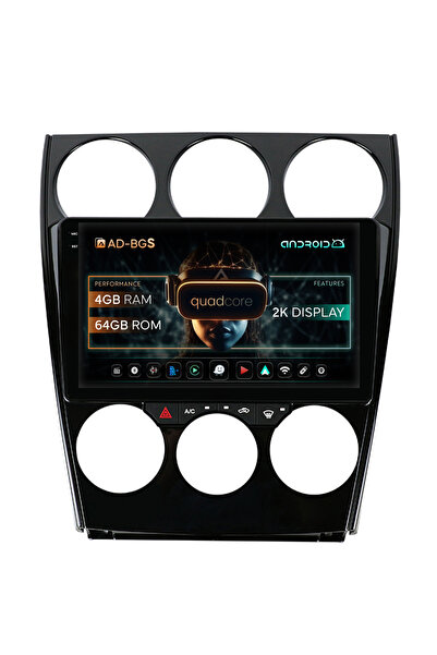 AutoDrop Σύστημα πλοήγησης Android για Mazda 6 (2002-2008), 9,5 ιντσών, 4GB R...
