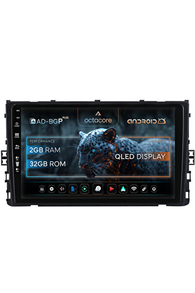 AutoDrop Σύστημα πλοήγησης Android Volkswagen Taigo (2021+), 9 ιντσών, 2GB RA...