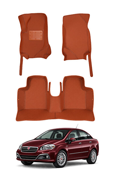 stiloto Fiat Linea Sedan (2007-2018) Uyumlu 7D Oto Paspas - Diamond Baskı Desen