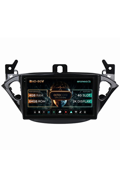AutoDrop Андроид навигация за Опел Корса Е / Адам (2013-2019), 9.5 инча, 4GB ...