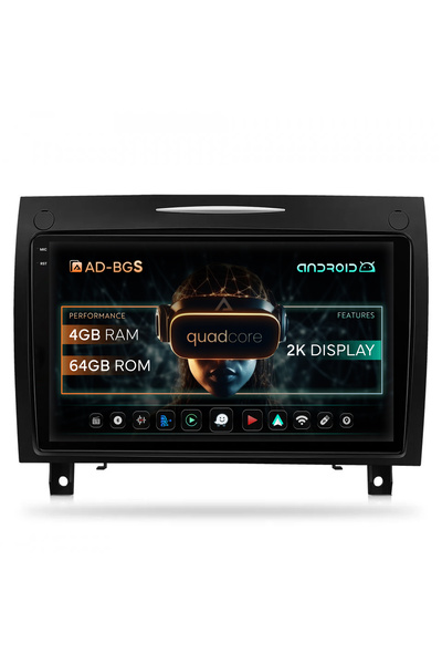 AutoDrop Navigatie Android Benz SLK (2006-2010), 9.5 inch, 4GB RAM, 64GB ROM
