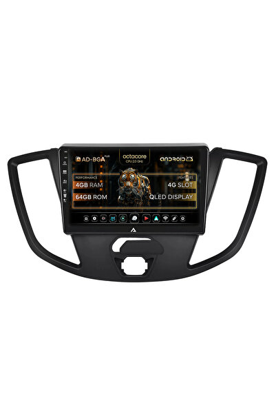 AutoDrop Σύστημα πλοήγησης Android Ford Transit (2014-2020), 9 ιντσών, 2GB RA...