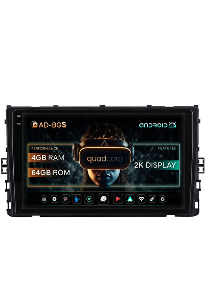 AutoDrop Σύστημα πλοήγησης Android Volkswagen T-Cross (2018+), 9,5 ιντσών, 4G...